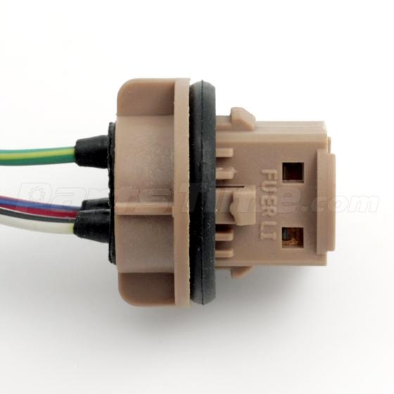 7443 Bulb Socket Brake Turn Signal Light Harness Wire LED ... h11 led load resistor wiring harness 