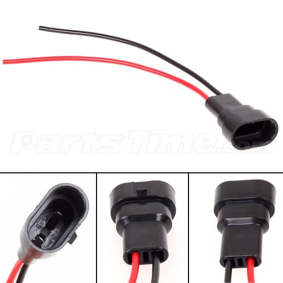 2 pcs Universal 9006/9005 HB4 Fog Light Male Pre-wired ... 9006 hb4 wiring harness 
