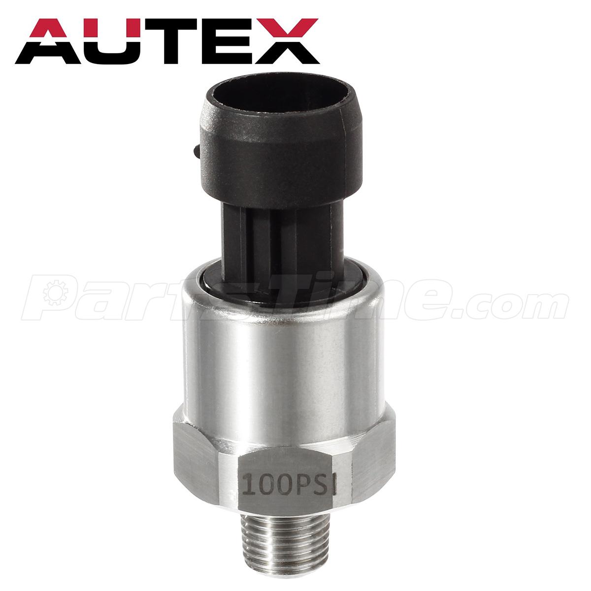 Fits oil fuel air Pressure transducer sender sensor 100 psi stainless