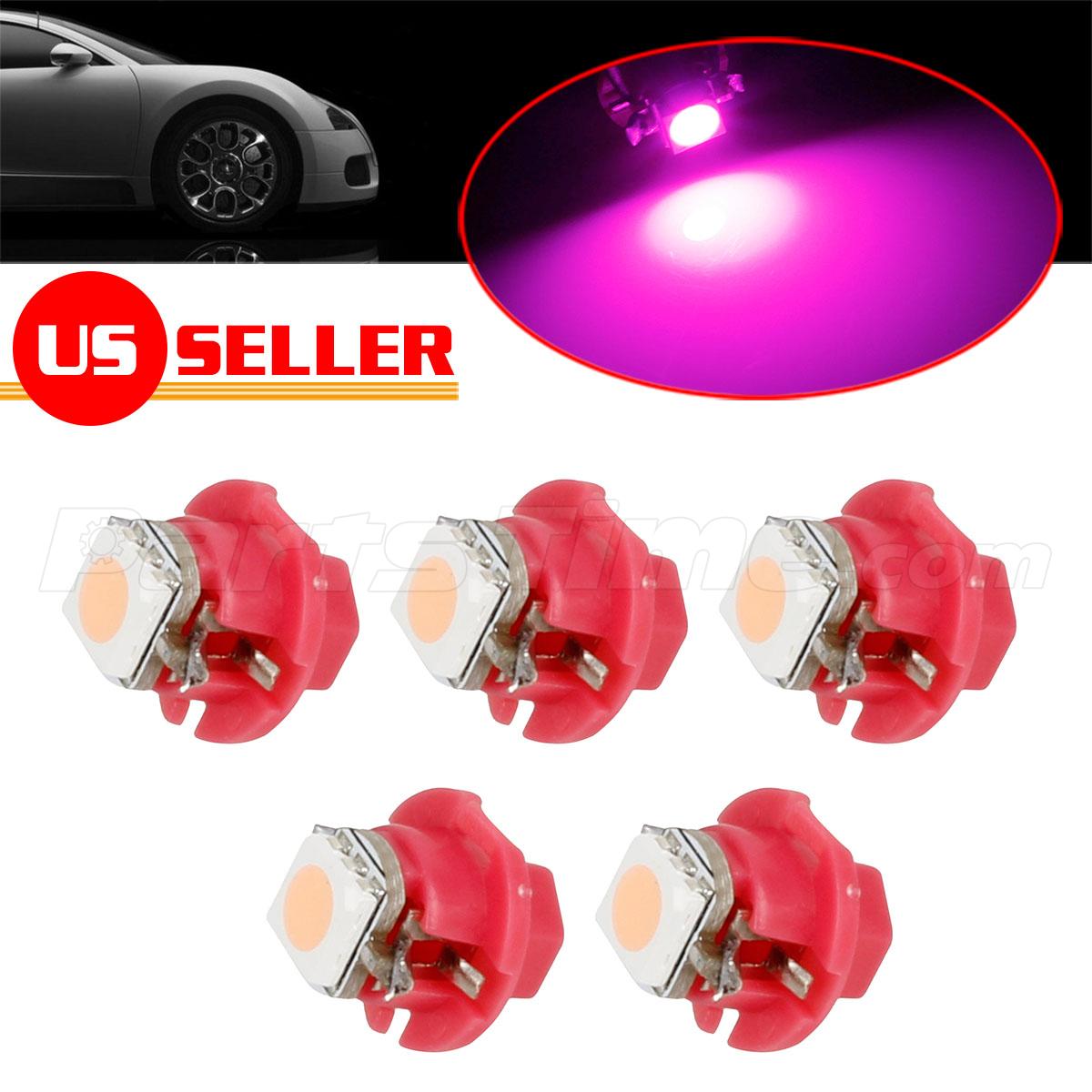5x B8.4D LED BULBS For BMW INSTRUMENT CLUSTER SPEEDOMETER GAUGE LIGHT PINK PURPL eBay