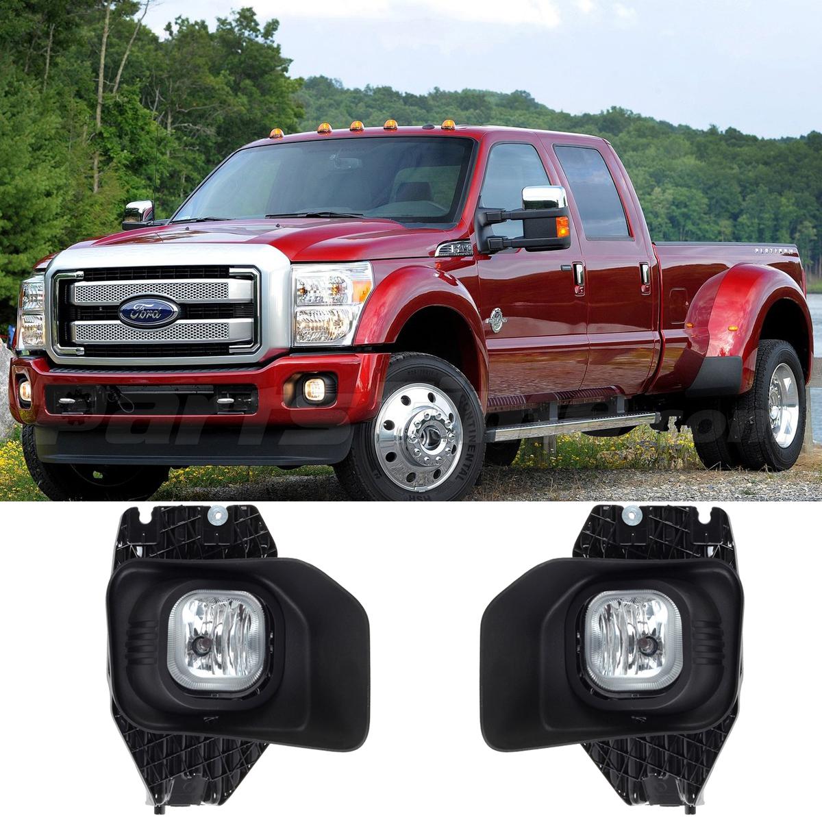 Clear Fog Driving Lights for 2011 2015 Ford F 250 F 350 F 450 F 550