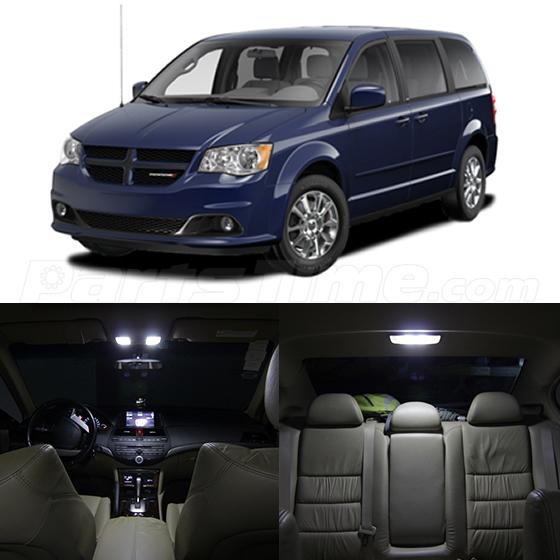 11x Xenon White LED Light Interior Package For Dodge Grand Caravan 2008