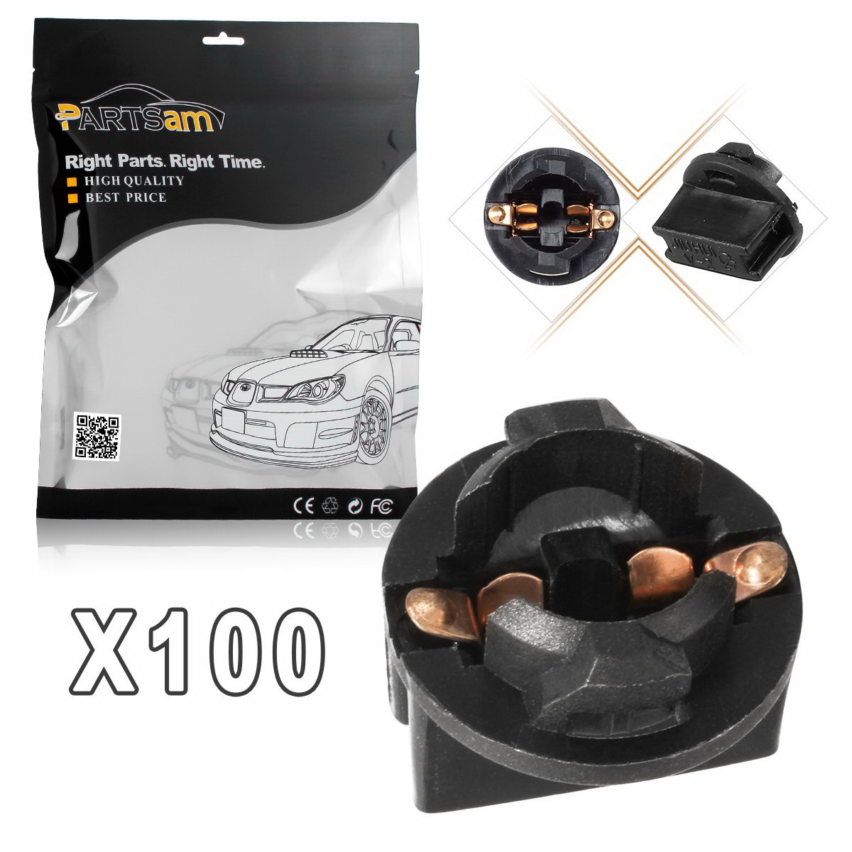 100X 168/194(T31/4) Wedge Instrument Cluster Panel Dash Bulb T10