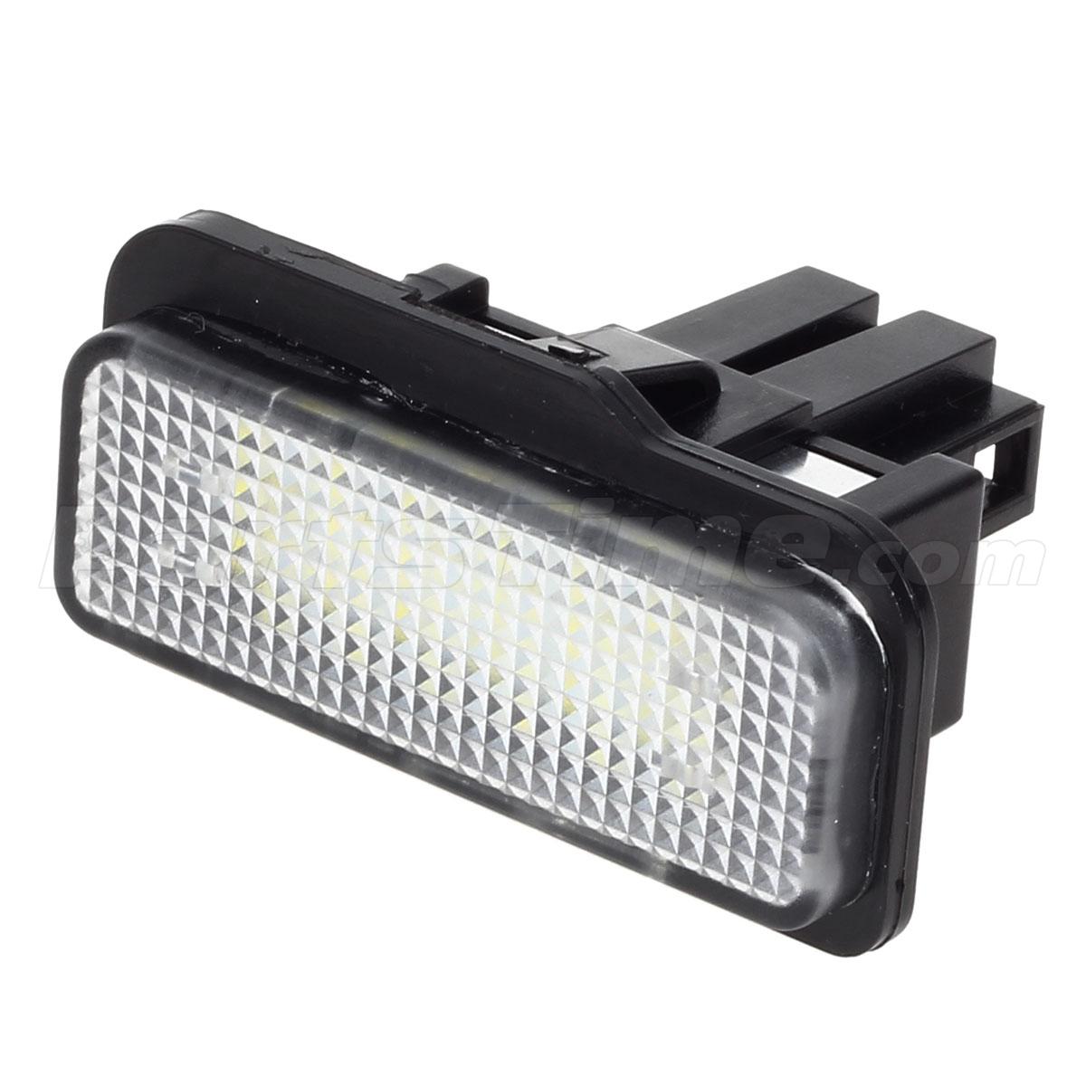 1 Pair White License Plate Lamp Light Error Free for Mercedes W211 W219