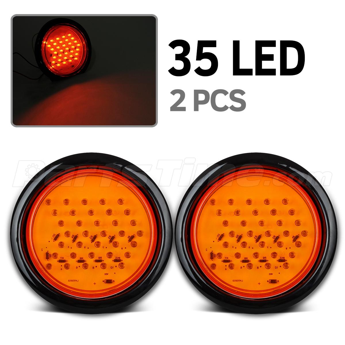 2x4" Amber 35LED Sequential Arrow Truck indicator Turn Signal Lights